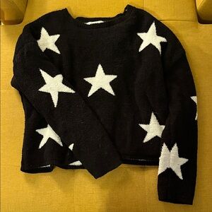 Black & White Star Sweater